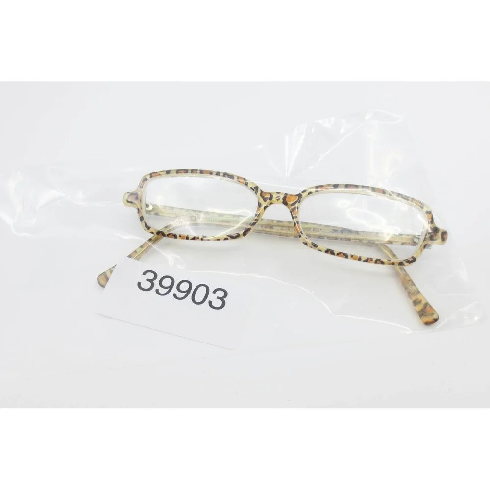 Jean Lafont Paris Lully 380 Eyeglasses Leopard Rectangular Frames 50-15-142